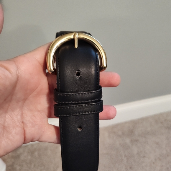 Vintage 90's Coach Brand Genuine Glove Tanned Leather Adjustable Unisex Belt, SM - Picture 11 of 11